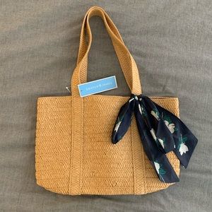 💥last chance! Draper James Straw Tote Bag